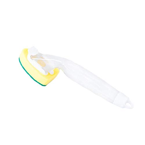 CULER Waschreinigungsbürste mit Refill Flüssigseifenspender Scrubber-Reinigungs-Tools Austauschbare Couring Pad Schwamm Küche-Teller von CULER