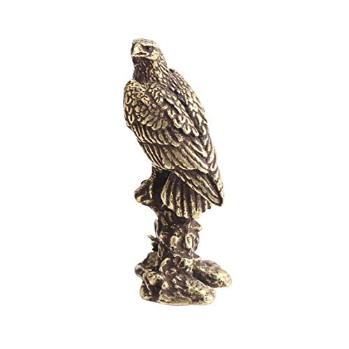 Modell Eagle-Shaped Office Desktop Ornament Stehen Messing Startseite Dekorative Miniatur-Geschenk Figurine Craft Table Collection von CULER