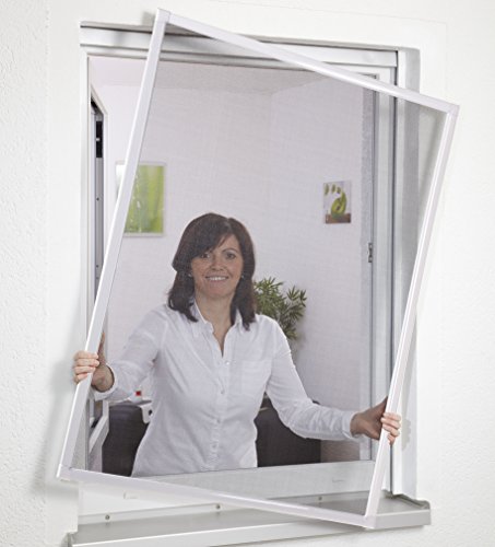 Culex 100010101-VH Fensterfliegengitter Basic 80x100cm weiß von CULEX