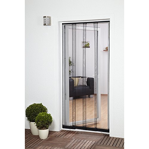 Culex 100410105-VH Lamellenvorhang Fiberglas 4tlg. 100x220cm anthrazit von CULEX