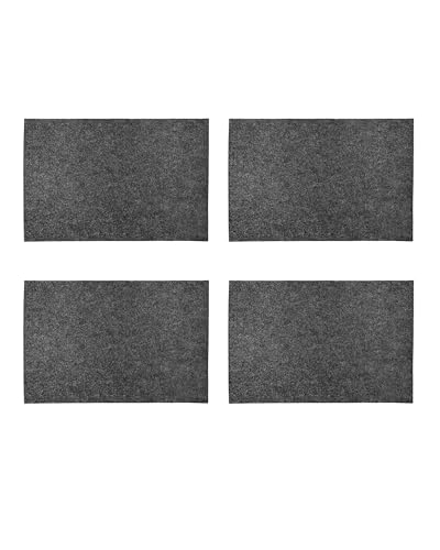 CULT at home 4tlg Set Tischsets Filz Untersetzer - 4 x Platzset Placemats 45 x 30 cm - Tischdeckchen Tischdeko - Deko und Schutz für Essttisch Wohnzimmertisch Beistelltisch CULT at home 4tlg Set Tischsets Filz Untersetzer - 4 x Platzset Placemats 45 x 30 cm - Tischdeckchen Tischdeko - Deko und Schutz für Essttisch Wohnzimmertisch Beistelltisch von CULT at home