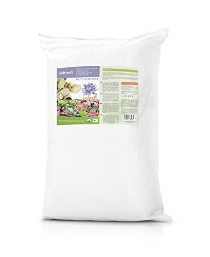 CULTIVERS Bio-Dünger für Sukkulenten und Sukkulenten für Kakteen, 20 kg. Dünger mit langsamer und kontrollierter Freisetzung. 100% biologischer und Veganer Ursprung von CULTIVERS