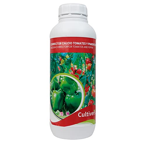 CULTIVERS Calcium, flüssig, Tomaten und Paprika, 1 l Kalziummangelkorrektor für Gemüse. Natürlicher organischer Dünger verstärkt die Widerstandsfähigkeit gegen Krankheiten. von CULTIVERS
