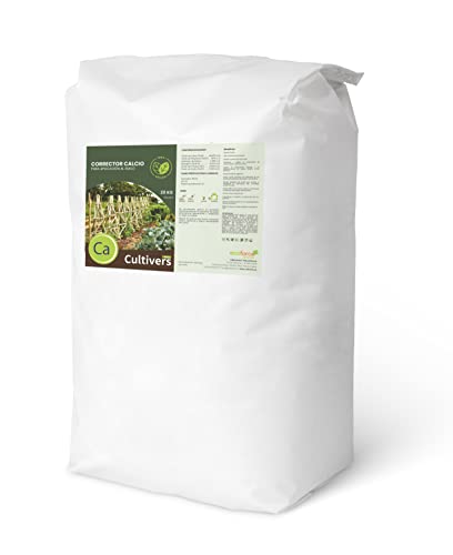 CULTIVERS Calcium Corrector 20 Kg Ökologisches Gemüse Zur Bodenanwendung. Calcium Für Pflanzen. Veganer Mangelkorrektor von CULTIVERS