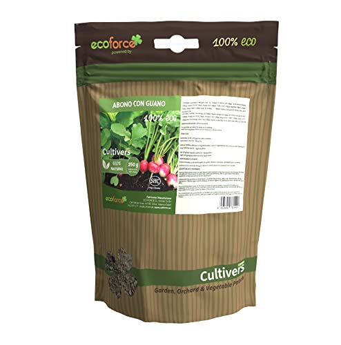 CULTIVERS Guano Organischer Dünger 250 G. Universaldünger Aus 100% Biologischem Und Natürlichem Ursprung Für Obstgarten Und Garten. von CULTIVERS