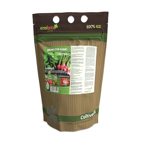 CULTIVERS Organischer Guano-Dünger, 1 Kg. Universaldünger Aus 100% Biologischem Und Natürlichem Ursprung Für Obstgarten Und Garten von CULTIVERS