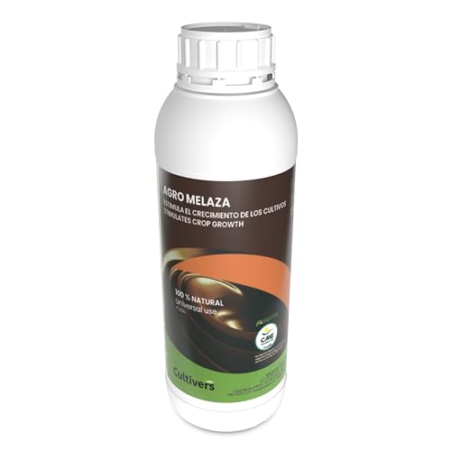 CULTIVERS Bio-Melasse Für Pflanzen 1,4 Kg (1 L) Stimuliert Das Wachstum Ihrer Pflanzen, Fördert Die Bodeneigenschaften Und Erhöht Die Nährstoffmenge. Universell Einsetzbar, Agromelasse, Braun von CULTIVERS