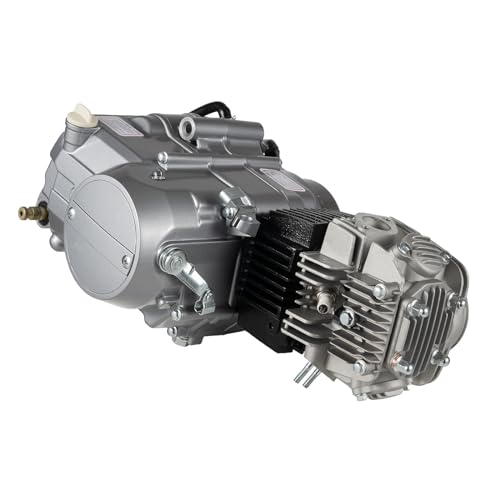 125CCM 4-Takt Engine, Pocket Bike Dirtbike Motor 4 Gang Kick Start Einzylinder Engine, CDI Motorrad Motor Für CRF50 / CRF70 / XR50 / XR70 von CUMELLIIR