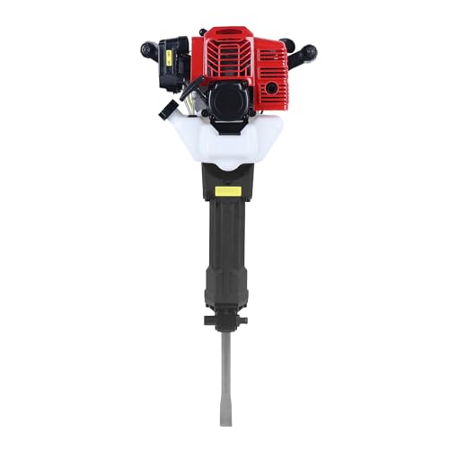 Abbruchhammer Benzin 52cc 2-Takt Stemmhammer Benzin Meißelhammer Mit Bohrer Set, Bohrmaschine Betonbrecher Abbruchhammer Schlaghammer 1900W 55J Abbruchhammer Benzin 52cc 2-Takt Stemmhammer Benzin Meißelhammer Mit Bohrer Set, Bohrmaschine Betonbrecher Abbruchhammer Schlaghammer 1900W 55J von CUMELLIIR