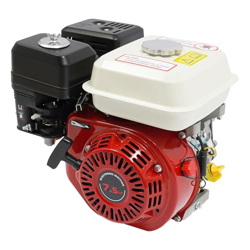 Benzinmotor Standmotor 7,5 Ps 4 Takt Motor, 212cc Go Kart Motor Für Pumpenmaschinen Mikrotiller, Recoil-Start, Niedriger Kraftstoffverbrauch, 3000w von CUMELLIIR