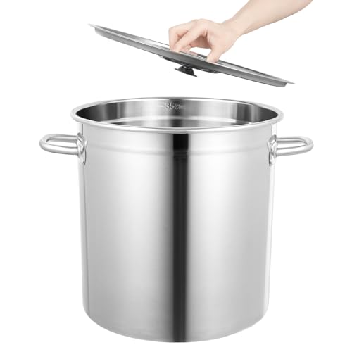 Kochtopf Groß 35l Gastronomie Kochtopf Suppentopf mit Deckel Topf Groß Edelstahl Nudeltopf Cooking Pot Stockpot Für Alle Herdarten & Große Küchen Kochtopf Groß 35l Gastronomie Kochtopf Suppentopf mit Deckel Topf Groß Edelstahl Nudeltopf Cooking Pot Stockpot Für Alle Herdarten & Große Küchen von CUMELLIIR