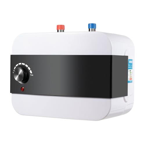Untertischboiler 6L Druckfest Kleinspeicher, Warmwasserboiler Küche Warmwasserspeicher Untertisch Boiler Druckfest Wasserboiler 1,5KW, Untertischgerät Wärmeschutzzustan von CUMELLIIR