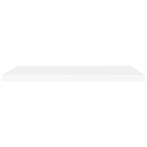 CUMYZO Bilderrahmen-Regale, MDF-Wandmontage, schwebende Regale für Ausstellung, Aufbewahrungsregale für Wohnzimmer, Schlafzimmer, Büro, Weiß, 89,9 x 23,6 x 3,8 cm, 4 Stück von CUMYZO