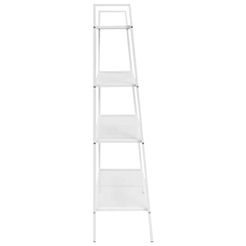 CUMYZO Leiter-Bücherregal, 4 Ebenen, Metall, Weiß, 6,05 kg, Bücherregale und Standregale CUMYZO Leiter-Bücherregal, 4 Ebenen, Metall, Weiß, 6,05 kg, Bücherregale und Standregale von CUMYZO