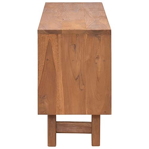 CUMYZO TV-Ständer aus Holz, Wandmontage, Bauernhaus-Fernsehständer mit Stauraum und verstellbaren Regalen, Medienkonsolentisch, Unterhaltungszentrum für Wohnzimmer, rustikal CUMYZO TV-Ständer aus Holz, Wandmontage, Bauernhaus-Fernsehständer mit Stauraum und verstellbaren Regalen, Medienkonsolentisch, Unterhaltungszentrum für Wohnzimmer, rustikal von CUMYZO