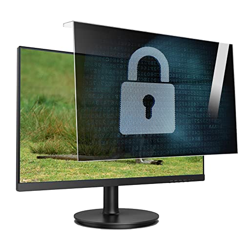 CUNIO Bildschirmschutz für Computer-Sichtschutz, 17-32 Zoll Widescreen Monitor Schutzfolie, Rahmen hängender Typ für Hp/Dell/Asus/Acer/Sony/Samsung/Lenovo / 21/22in 491x320mm von CUNIO