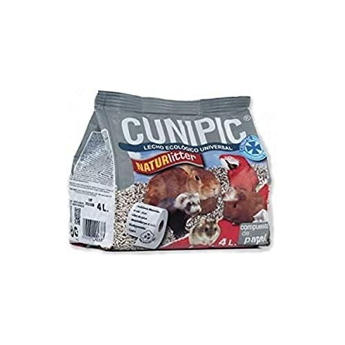 Cunipic (NDR NATURLITTER BETTWÄSCHE RECYCELTES Papier 4L, Schwarz, Mediano von CUNIPIC