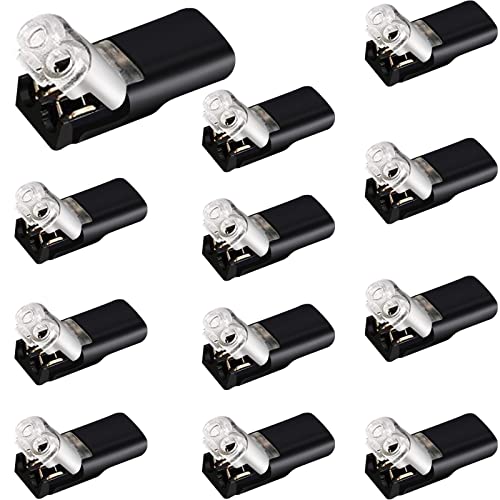 Kabel Steckverbinder 12 Stück 2 Polig Auto Stecker Steckverbindung Kabelverbinder Kabel Crimp Anschluss Verbinder Niederspannung 18-24AWG von CUNQN