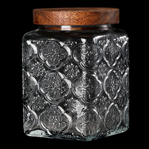 Vorratsdosen Glas Vorratsgläser mit Deckel 750ML Glasbehälter für Spaghetti Müsli Bohnen Mehl Haferflocken von CUNQN