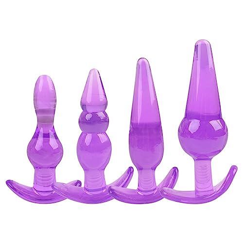 CUNTAUK Anfänger Butt Plug Anal Trainer Set, 4Pcs Soft Rubber TPE Butt Plug Training Kit für Frauen Männer, Anal Sex Toys, Adult Sensory Toys CUNTAUK Anfänger Butt Plug Anal Trainer Set, 4Pcs Soft Rubber TPE Butt Plug Training Kit für Frauen Männer, Anal Sex Toys, Adult Sensory Toys von CUNTAUK