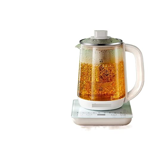 CHIGO 220V Automatische Multifunktionale Haushaltsheizung Elektrischer Wasserkocher for CHIGO 1.8L Topf (Color : White With Egg Rack, Size : UK_1.8L) von CUNTO