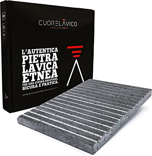 CUORE LAVICO - Feuerfeste Platte Nach Maß Aus Lavastein, Personalisierbar für Pizza oder Grill - Made in Italy Besser Als Ollare Stein CUORE LAVICO - Feuerfeste Platte Nach Maß Aus Lavastein, Personalisierbar für Pizza oder Grill - Made in Italy Besser Als Ollare Stein von CUORE LAVICO