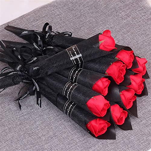 10 Stück Seifenrosen, künstliche Rosen, Hochzeitsgeschenk für Gäste, Brautjungfern, Geschenk, Partygeschenke, Freundin, Freund, Valentinstag von CUOTUO