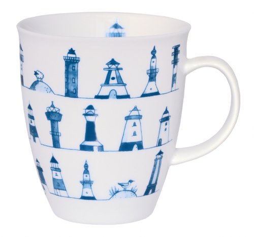 CUP+MUG Becher Leuchtturm Porzellan von CUP+MUG