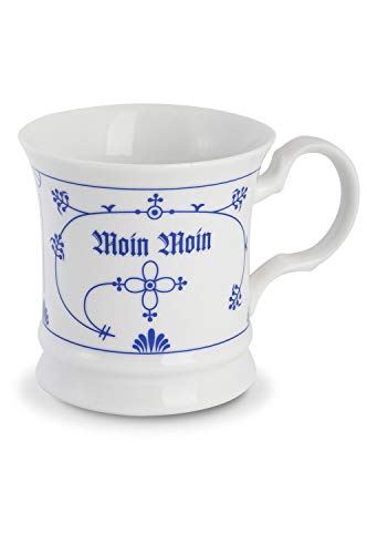 CUP+MUG Porzellan Teebecher Indisch blau Moin-Moin von CUP+MUG