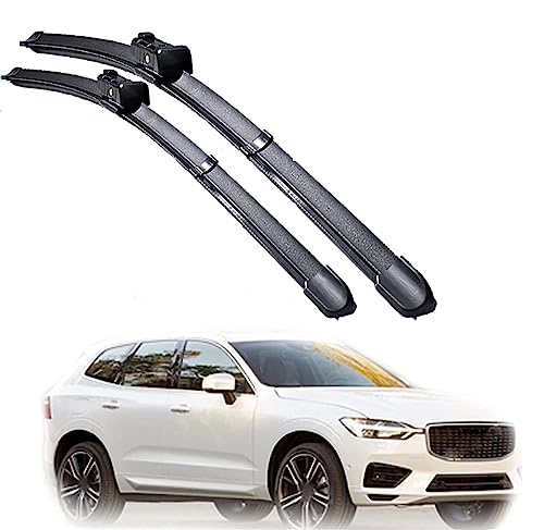 CUPLES Scheibenwischer für Volvo XC60 2018-2020 26"+ 19", Auto Scheibenwischer Vorne Und Hinten Wischerblätter Set Teile Ersatzwischblätter von CUPLES