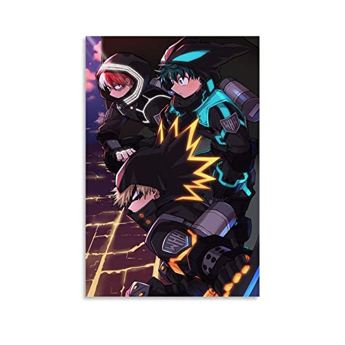Anime Poster My Hero Academia Mha Poster Heimdekoration Wanddekoration Geschenk Leinwand Wandkunst Schlafzimmer Gemälde 20 x 30 cm Anime Poster My Hero Academia Mha Poster Heimdekoration Wanddekoration Geschenk Leinwand Wandkunst Schlafzimmer Gemälde 20 x 30 cm von CUQ