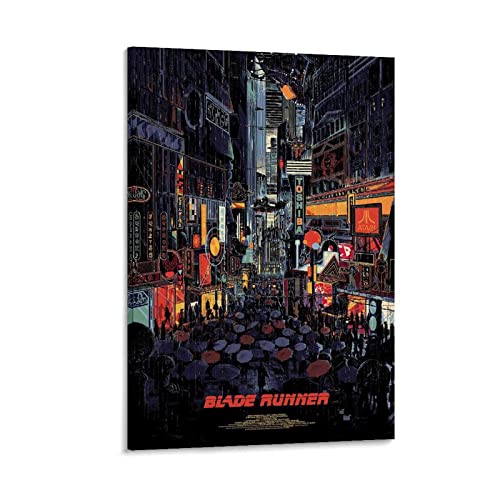 Blade Runner Poster-Drucke auf Leinwand, Heim-Wand-Dekor, Bilderdruck, modernes Familien-Schlafzimmer, Dekor-Poster, 40 x 60 cm von CUQ