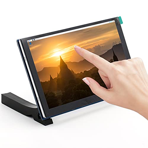 5-Zoll-Touchscreen für Raspberry Pi, MIPI DSI-Display Kapazitiver Touchscreen LCD-Monitor mit einer Auflösung von 800 * 480, für Pi 2B/3B/4B/5/Raspbian/Ubuntu/Kali von CUQI