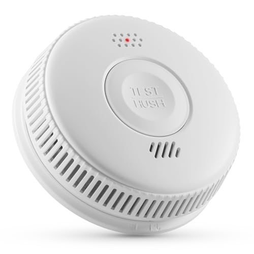 WLAN Rauchmelder mit App – Intelligenter Kohlenmonoxid Melder mit 85dB Alarm, Stummschaltung, Wechselbatterien, Insektenschutz, 2,4 GHz WiFi WLAN Rauchmelder mit App – Intelligenter Kohlenmonoxid Melder mit 85dB Alarm, Stummschaltung, Wechselbatterien, Insektenschutz, 2,4 GHz WiFi von CUQI