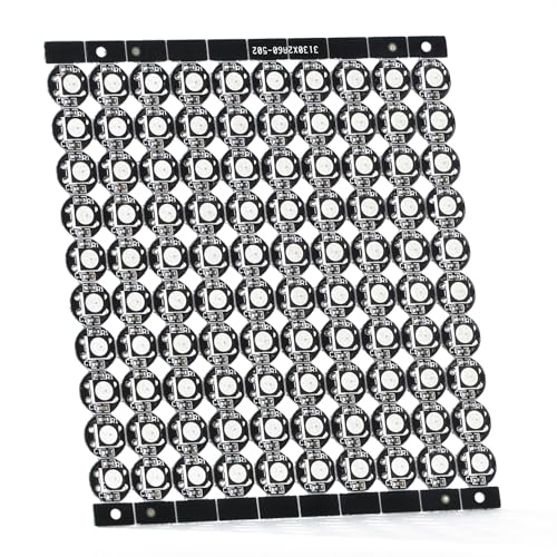 WS2812B RGB-IC LED Panel, 10x10 100 LEDs Matrix 5050 SMD Individuell Adressierbar LED Panel für Raspberry Pi, Arduino, DIY Projekte WS2812B RGB-IC LED Panel, 10x10 100 LEDs Matrix 5050 SMD Individuell Adressierbar LED Panel für Raspberry Pi, Arduino, DIY Projekte von CUQI