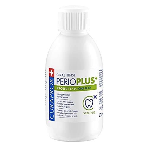 Curaprox Perio plus Protect, CITROX Mundspülung mit Angenehmen Geschmack gegen Mundgeruch und Entzündungen, mit 0.12% Chlorhexidin, ohne Alkohol, 200 ml Curaprox Perio plus Protect, CITROX Mundspülung mit Angenehmen Geschmack gegen Mundgeruch und Entzündungen, mit 0.12% Chlorhexidin, ohne Alkohol, 200 ml von CURAPROX