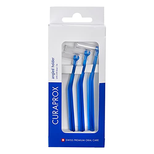 Curaprox UHS 470 Angled Holder with 3X Blue Holders + caps Curaprox UHS 470 Angled Holder with 3X Blue Holders + caps von CURAPROX