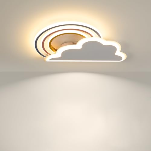 CURBEL Smart Kinderzimmer Lampe Decke with Matter, Kompatibel Mit HomeKit, Alexa, Google and IFTTT - Kinder Deckenlampe mit Fernbedienung, 28W 3360LM, ideal für Schlafzimmer CURBEL Smart Kinderzimmer Lampe Decke with Matter, Kompatibel Mit HomeKit, Alexa, Google and IFTTT - Kinder Deckenlampe mit Fernbedienung, 28W 3360LM, ideal für Schlafzimmer von CURBEL