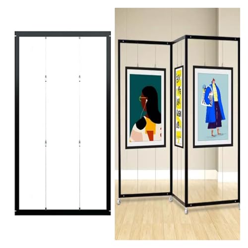 Freistehende Präsentationsständer Für Kunstausstellungen, Plakatständer, Faltbarer Und Tragbarer Kunstwerk-Posterhalter, Für Kalligraphie, Werbung(1pc,100x180(39.4x70.9in)) von CURBX