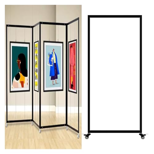 Freistehende Präsentationsständer Für Kunstausstellungen, Tragbare Kunstwerbetafel, Faltbarer Kalligraphie-Plakathalter, Ausstellungsständer(1pc,60x160(23.6x63in)) von CURBX