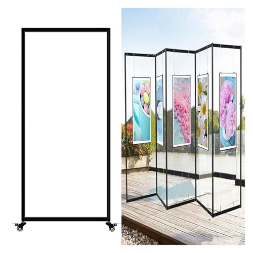 Freistehender Präsentationsständer Für Kunstausstellungen, Posterhalter, Faltbarer Und Tragbarer Kunstwerk-Posterhalter, Foto-Präsentation(1pc,60x160(23.6x63in)) von CURBX