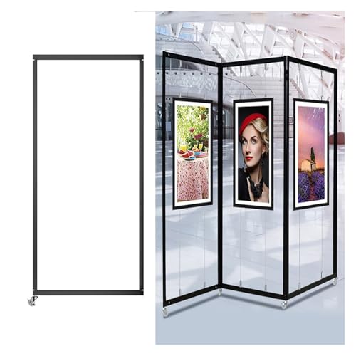 Freistehender Präsentationsständer Für Kunstausstellungen, Posterhalter, Foto-Präsentationsständer, Faltbarer Kalligraphie-Plakathalter, Foto-Präsentation(1pc,100x220(39.4x86.6in)) von CURBX