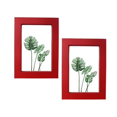 CURTEK Bilderrahmen mit abnehmbarem Kissen, 10,2 x 15,2 cm, Rot, 2 Stück CURTEK Bilderrahmen mit abnehmbarem Kissen, 10,2 x 15,2 cm, Rot, 2 Stück von CURTEK