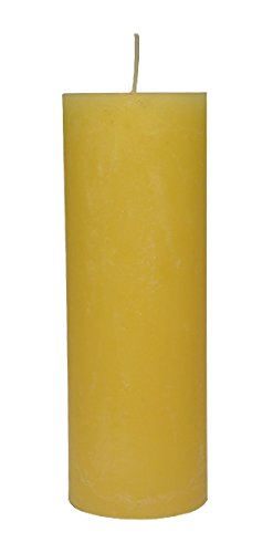 Rustic Stumpenkerze Vanille 200x70mm durchgefärbt von CURV BAR