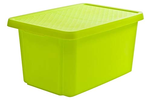 CURVER Aufbewahrungsbehälter mit Deckel Box Ordnungbox 45L grün von Curver