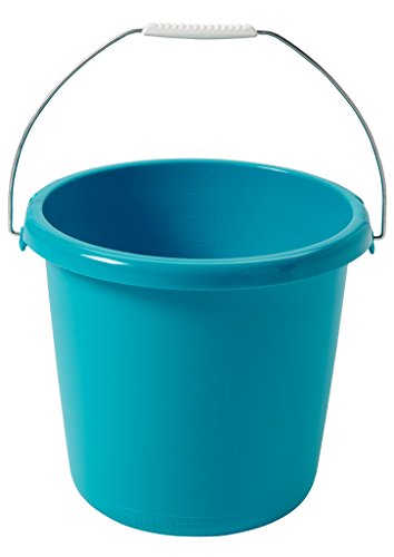 Curver Eimer 10L in Molokai blau, Plastik, 30 x 30 x 25 cm von Curver