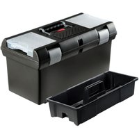 CURVER Premium Werkzeugkasten aus Kunststsoff, Anthrazit, 57 x 28 x 30 cm von CURVER