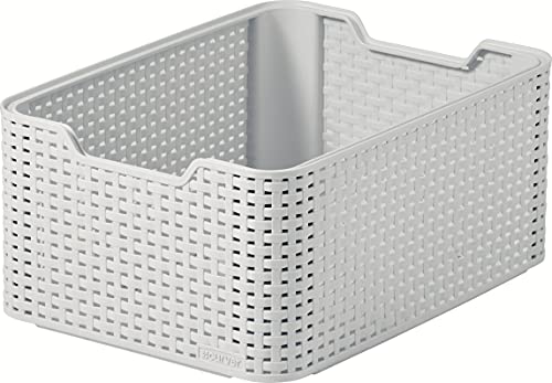 CURVER Style Aufbewahrungsbox, mittelgroß, 18 l, Grau, Plastik, 18L von Curver