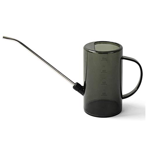 CUSROS Handheld 1L Long Spout Watering Pot Mit Messskala Gardening Spray Kettle Für Indoor Outdoor House Planting Grau Einheitsgröße von CUSROS