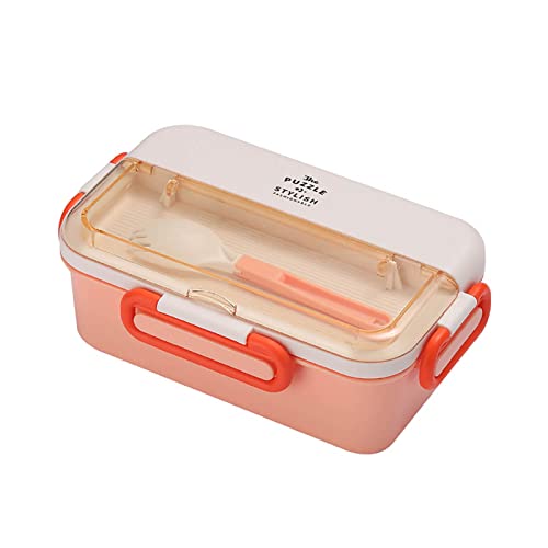 CUSROS Lunchbox-Fach mit Löffel, Kunststoff, Bento für Damen, Herren, Erwachsene, Kinder, Mahlzeiten, Snack-Verpackung – #1 von CUSROS